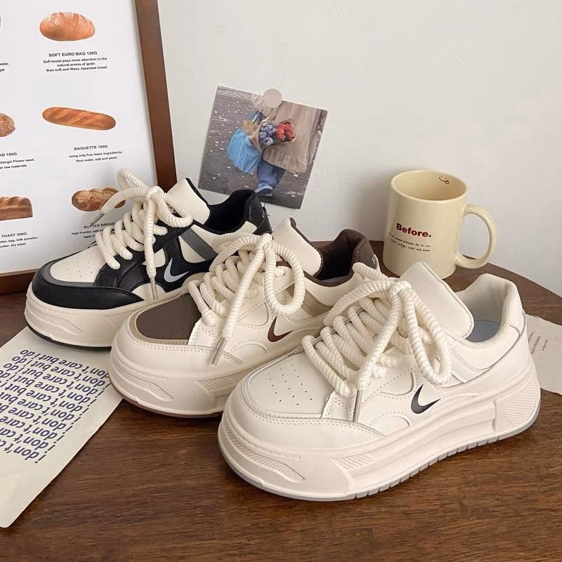 Giày Nữ Thể Thao Da Cao Cấp Dây Thừng Youz Pp464 - Pipip Store