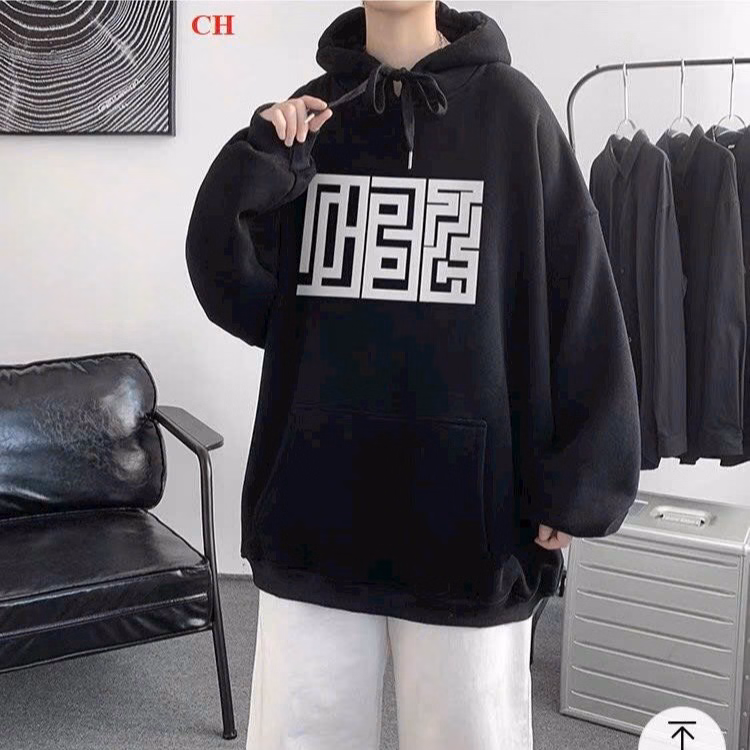 Áo Khoác Hoodie Nỉ Nam Nữ Phối Chữ Hàn Trên Áo Cực Xịn Cá Tính Chất Liệu Vải Dày Mịn Form Rộng To Có Kèm Bo Chun Siêu Xinh Hàng Hot Trend-Htm Fashion - Ảnh 8