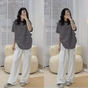 Quần Nỉ Nữ Dáng Form Rộng Siêu Đẹp Chất Vải Dày Mịn Có Dây Rút Siêu Tiện Bo Chun Hàng Đẹp Đang Hot Trend-Htm Fashion