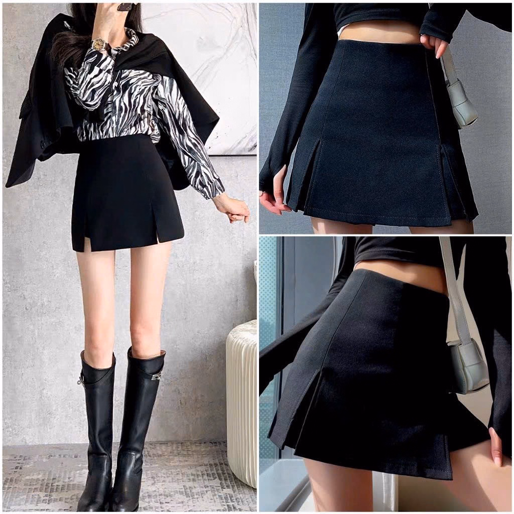 Chân Váy Chữ A Xẻ 2 Bên Có Lót Trong Gu453 - Sam Store