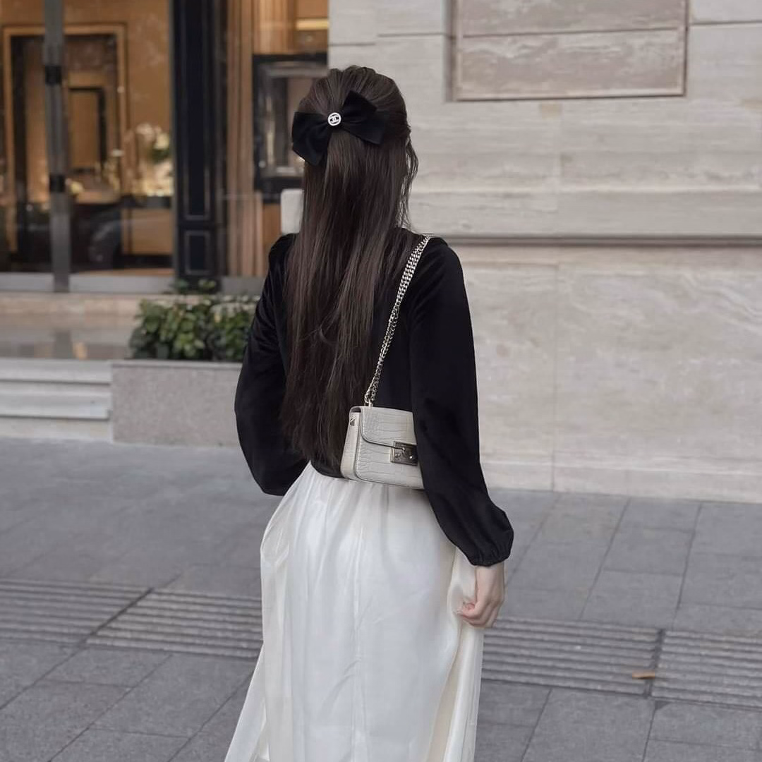 Set Đầm Váy Nữ Áo Nhung Cứng Phối Váy Voan Tơ 2 Lớp Bt108 - Nana House - Ảnh 4