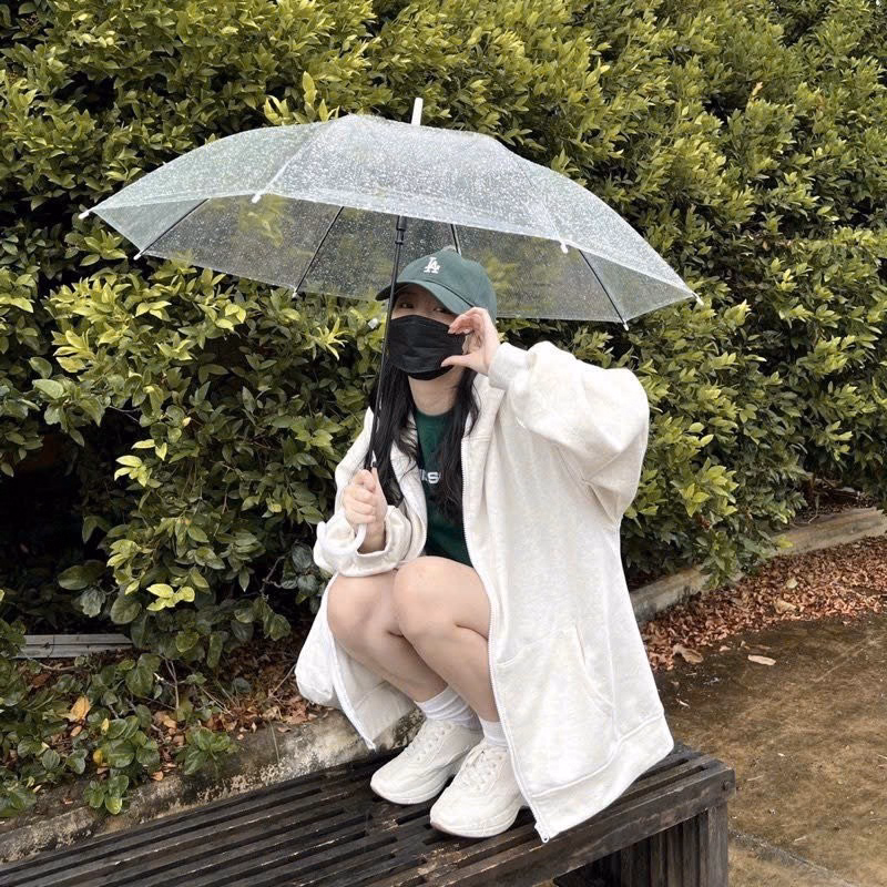 Áo Khoác Nỉ Trơn Tay Phồng Dây Kéo Zip Nam Nữ Unisex Form Rộng Gu723 - Sam Store - Ảnh 2