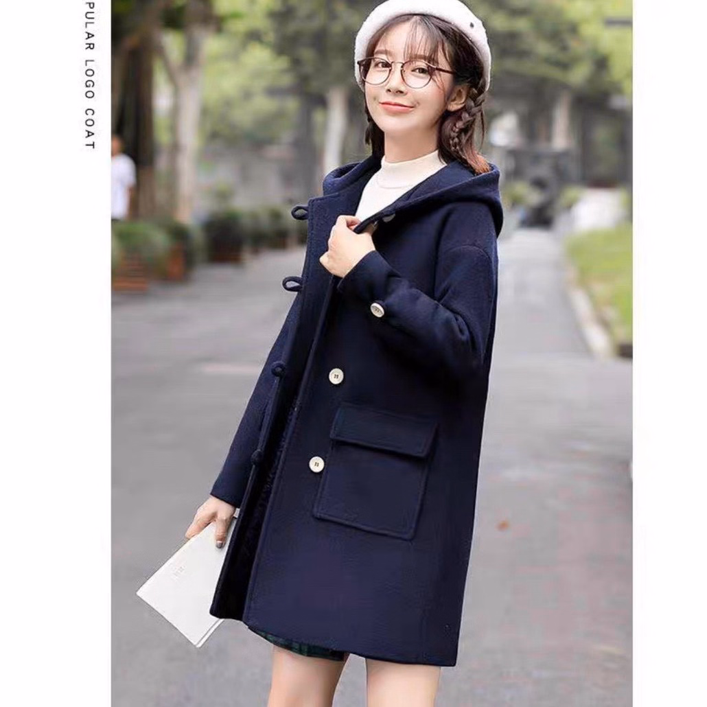 Áo Khoác Nỉ Nữ Chất Dáng Form Rộng Phối Cúc Bấm Siêu Xinh Thêu Chữ Cut Off Đẹp Chất Vải Dày Mịn Kèm Túi Hộp Hàng Hot Trend-Htm Fashion - Ảnh 7