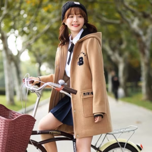 Áo Khoác Nỉ Nữ Thêu Chữ Mini Cat Siêu Xinh Kèm Túi Hộp Chất Vải Dày Mịn Form Rộng Kèm Nón Trùm Đầu To Hàng Hot Trend-Tm Fashion