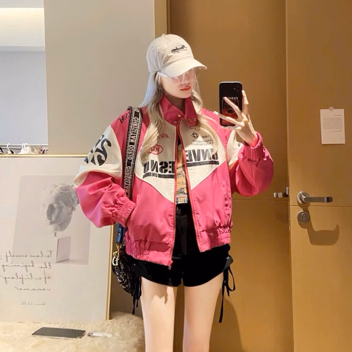 Áo Khoác Dù Cổ Bấm 2 Lớp Unisex Nam Nữ Kiaa Phong Cách Phượt Ngầu Tp77 - Golden Dream - Ảnh 4