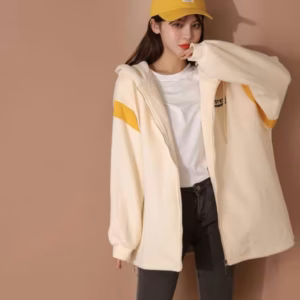 Áo Khoác Nỉ Nữ Kiểu Dáng Form Rộng Thêu Chữ Raconteu Chất Vải Dày Mịn Phối Màu Cánh Tay Siêu Xinh Kèm Nón Trùm Đầu Hàng Hot Trend-Htm Fashion