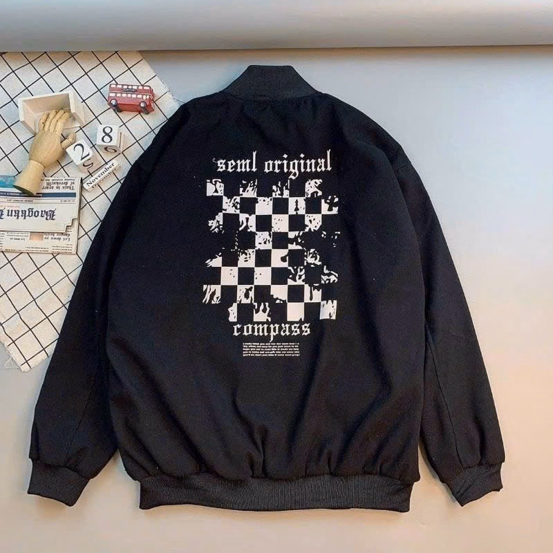 Áo Khoác Dù Nỉ Nam Nữ Có Thêu Nổi Chữ Fml Chất Vải Dày Mịn Form Rộng Có Viền Bo Chun Kèm Khóa Kéo Xịn Hàng Hot Trend-Htm Fashion - Ảnh 13