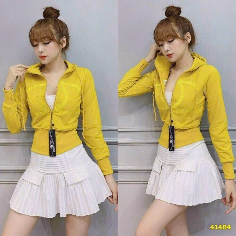 Áo Khoác Dù Lửng Nữ Áo Có Viền Bo Chun Kèm Nón Trùm Đầu Xinh Tay Đẹp Hàng Hot Trend-Htm Fashion - Ảnh 5