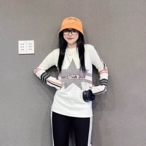 Set Bộ Đồ Nữ Dior Tay Dài Phối Sọc Sa809 - Sam Store