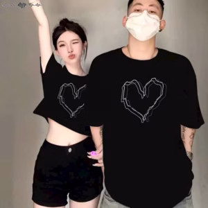 Áo Cặp Nam Nữ Kiểu Trái Tim Tình Bể Tình Lp854 - Lê Phương Boutique