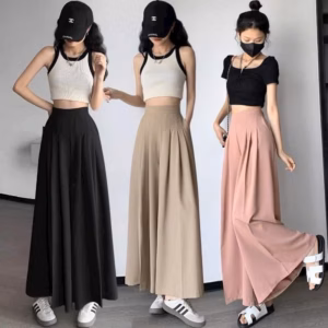 Quần Xòe Giả Váy Ống Siêu Rộng Vải Tacta Xịn Sò - Lê Phương Boutique