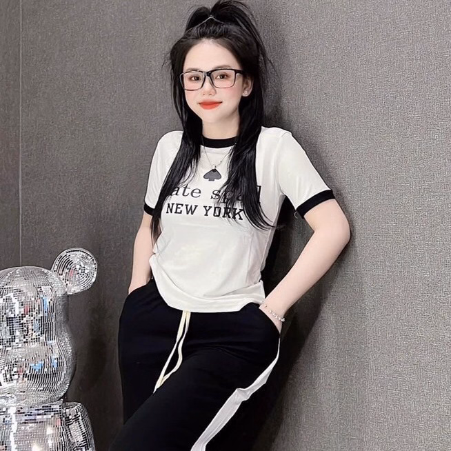 Set Đồ Thun Nữ Tn Quần Dài Dây Rút - Ausa House - Ảnh 8