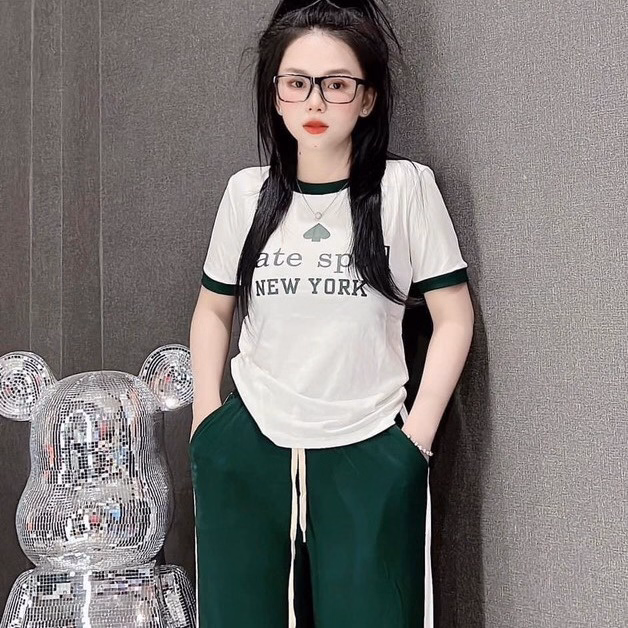 Set Đồ Thun Nữ Tn Quần Dài Dây Rút - Ausa House - Ảnh 5