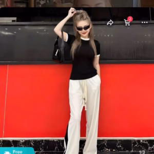 Set Bộ Đồ Thữ Thun Gân Phối Viền Sa786 - Sam Store