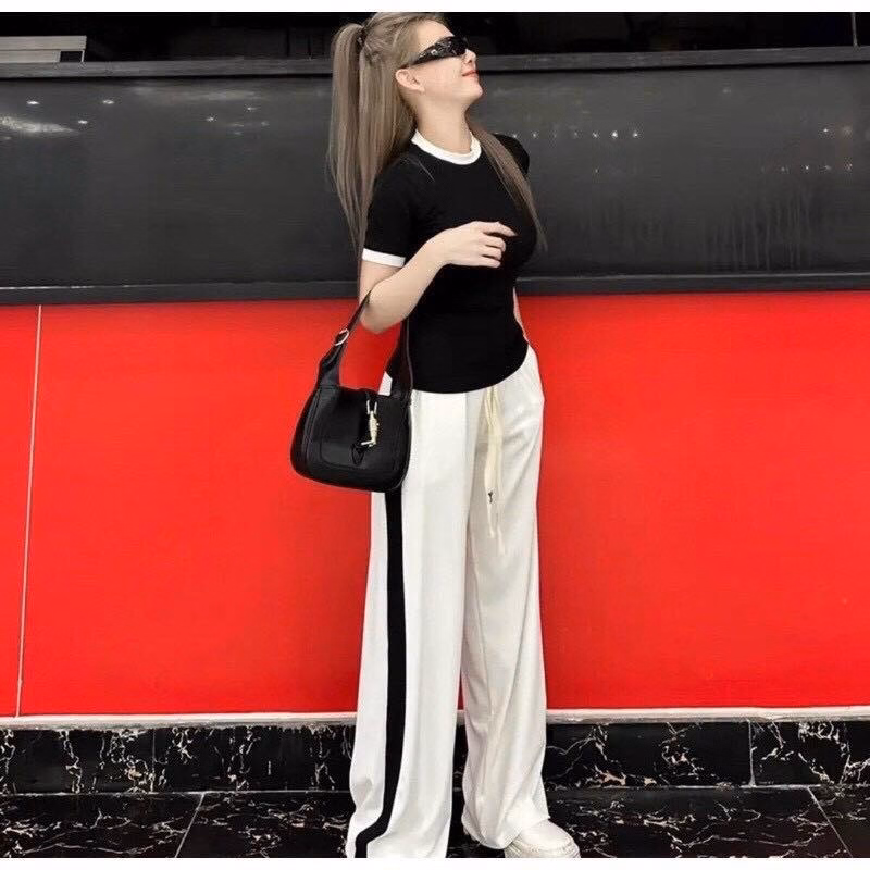 Set Bộ Đồ Thữ Thun Gân Phối Viền Sa786 - Sam Store - Ảnh 4