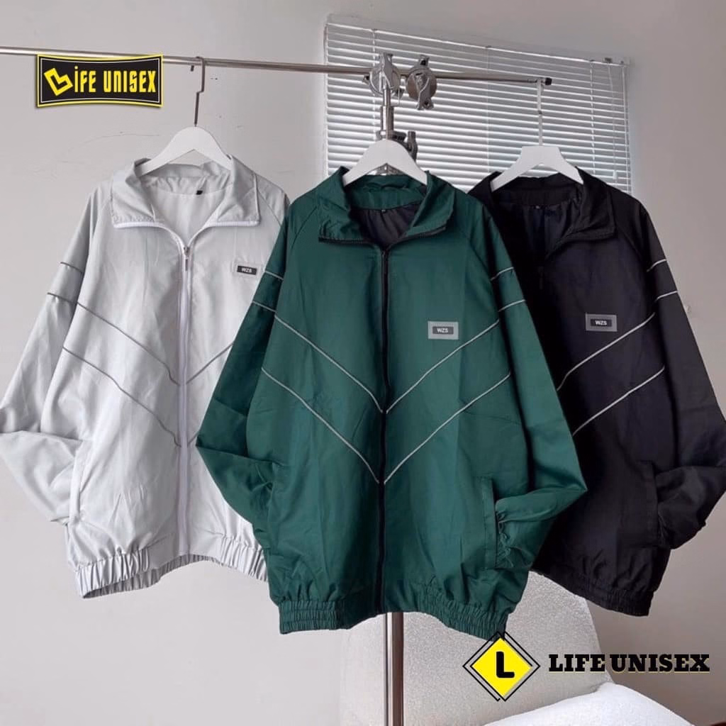 Áo Khoác Dù Bomber Sọc Phản Quang Nam Nữ Form Rộng 2 Lớp Sa969 - Sam Store - Ảnh 6