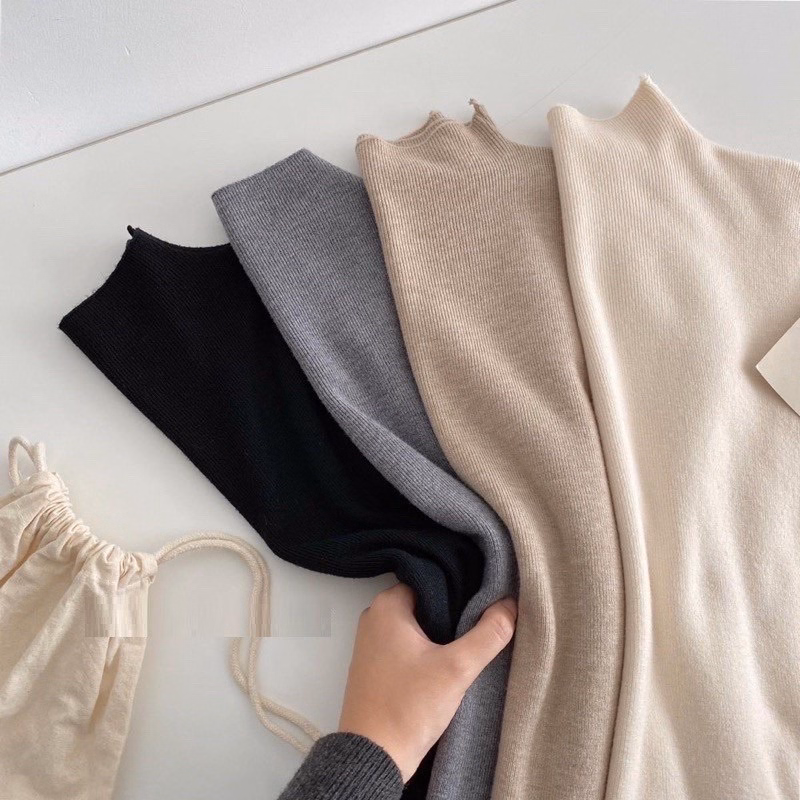 Áo Len Vai Hến Cổ Cao 3Cm Chất Lên Mềm Min, Nhiều Màu Giúp Bạn Thoải Mái Lựa Chọn Slcxa60 - Chipxinhxk - Ảnh 12