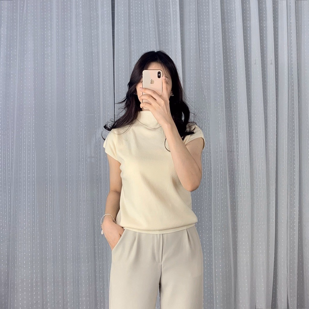 Áo Len Vai Hến Cổ Cao 3Cm Chất Lên Mềm Min, Nhiều Màu Giúp Bạn Thoải Mái Lựa Chọn Slcxa60 - Chipxinhxk - Ảnh 3